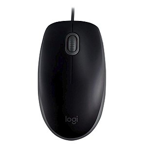 Mouse Optico M110 Silent Preto Com Fio Usb Logitech
