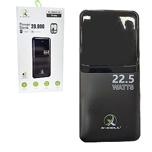 Carregador Portátil Powerbank 20.000Mah Usb C Light Preto