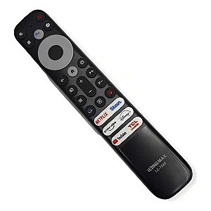 Controle Compatível Tv Tcl Smart 4k Rc802v Comando De Voz