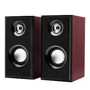 Caixa de Som Multimidia USB P2 10W RMS XC-CM-14 Marrom