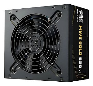 Fonte Cooler Master Mwe Gold 650w V3 80 Plus Gold Atx 3.1 Bl