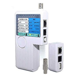 Testador Profissional De Cabo De Rede Lan Rj11 Rj45 Usb