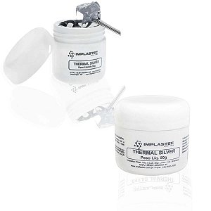 Pasta Térmica 50g Thermal Silver Prata Implastec