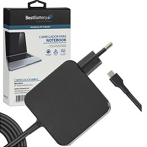 Fonte Usb C Notebook Para Dell Lenovo Chromebook Switch 65w