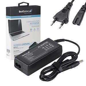 Fonte Notebook Para Samsung 19V 3.16A 60W Rv411 Rv415 R430
