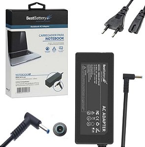 Fonte Compatível Com Hp Pavilion 19.5V 2.31A Azul 4,5*3,0mm