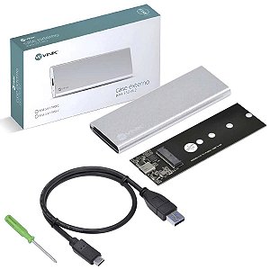 Case Externo Para Ssd M.2 Sata NGFF Usb 3.1 Usb C 10Gbps