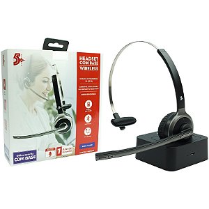 Headset 5+,Sem Fio, Bluetooth - Hs-202