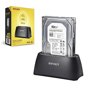 Dock Station Sata 3.5" E 2.5" Hd Ssd Usb 3.0 5Gb Ecase-Z320