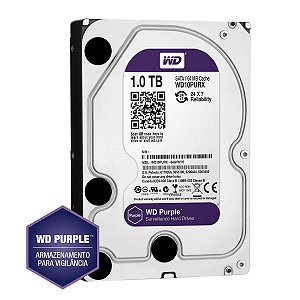 Disco Rígido Interno Western Digital Wd Purple 1tb roxo