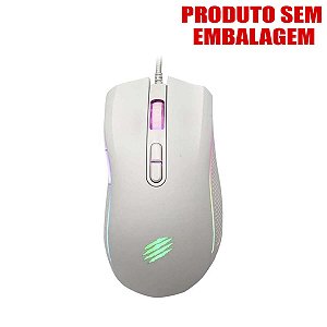 Mouse Gamer Onyx 7 Botoes 6400 Dpi Oex Ms324 Branco S/ Caixa