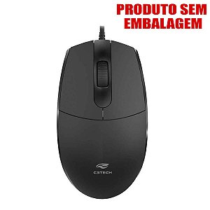 Mouse Office C3 Tech 1200 DPI Ms29 Preto S/ Caixa