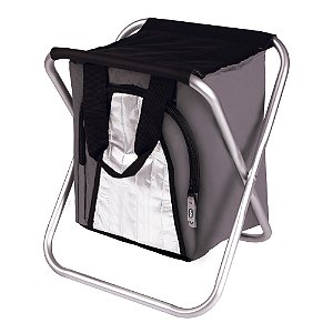 Bolsa Térmica Ice Cooler Banqueta Mor Dobrável 25l Cor Cinza
