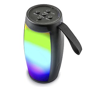 Caixa de Som Bluetooth Tws Rgb Portátil 8w Xtrad Azul