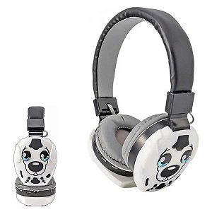 Fone De Ouvido Animais Infantil Crianca Bluetooth Cachorro