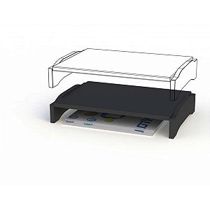 Suporte Para Monitor Em Mdf Preto Stalo Até 40kg 8553