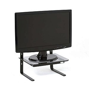 Suporte Monitor Office Preto Fume Reliza