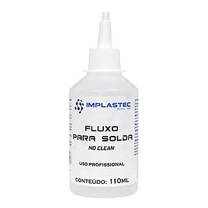 Fluxo Solda No Clean Frasco 110ml Com Bico Uso Profissional