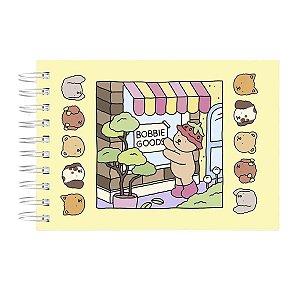 Livro De Colorir 50 Folhas Ursinho Bobbie Goods Rosa