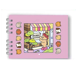 Livro De Colorir 50 Folhas Ursinho Bobbie Goods Rosa