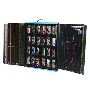 Conjunto 24 Carrinhos De Fricção Brinquedo Coleção Com Pista