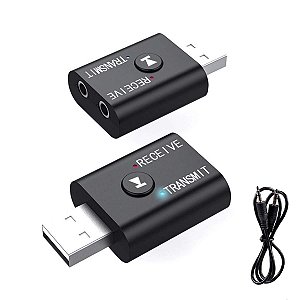 Adaptador Receptor Transmissor Bluetooth Para Tv Som Fone Tv