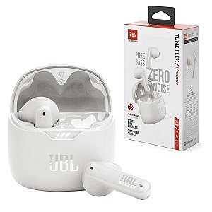 Fone Bluetooth Tune Flex JBL Anc Cancelamento Ruido Branco