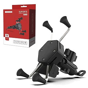 Suporte Celular Moto Carregador Usb Gps Garra Retrovisor Top