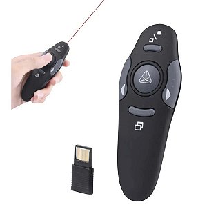 Apresentador Wireless Com Laser Pen Usb Sem Fio Laser Point