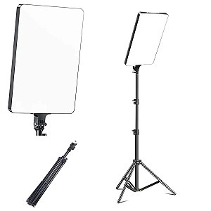 Luz Preenchimento Recarregável 60w Branco Frio Quente Tripé