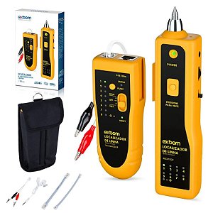 Kit Zumbidor Localizador Rastreador de Cabos Rj11 Rj45 Tc350