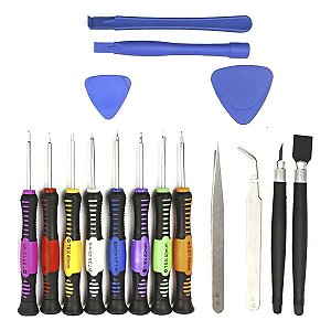 Kit Ferramentas 16 Peças Para Iphone Celular Smartphone Note