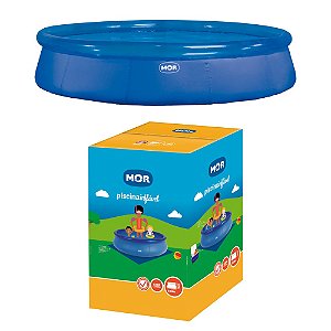 Piscina Inflável Redonda Splash Mor De 3,6mx76cm 6700l Azul