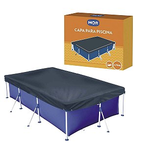 Capa Para Piscina 3.700 Litros Retangular Limpeza E Proteção