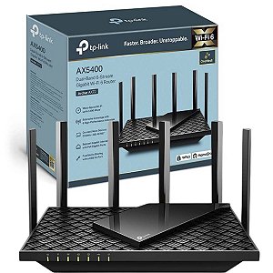 Roteador DualBand TP-Link AX72 AX5400 WiFi6 Alta Performance