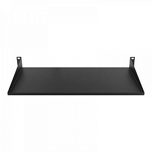 2 Bandejas De Fixacao Simples P/ Rack 19  1u P290 Preto