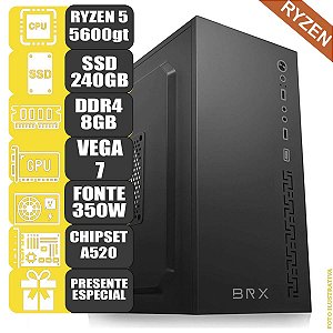 Computador Pc Office Mdi Ryzen 5 5600GT 8GB 240GB