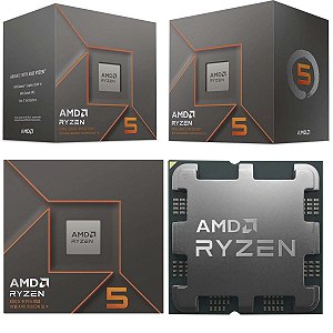 Processador AMD Ryzen 5 8500G 3.5GHz AM5 Vídeo Integrado
