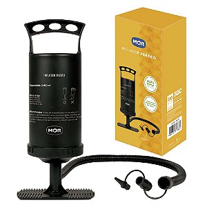 Bomba de Ar Inflador Para Piscina Colchão Prático Dupla Mor