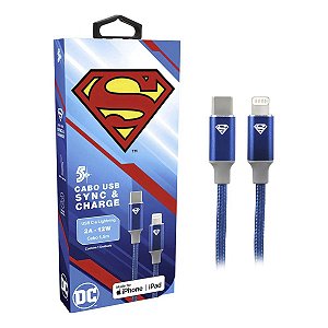 Cabo Turbo USB-C Para Lightning MFI Superman 5+ 018-0915