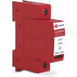 Protetor Surto Dps Clamper Anti Raio 275v 45ka Mini Front