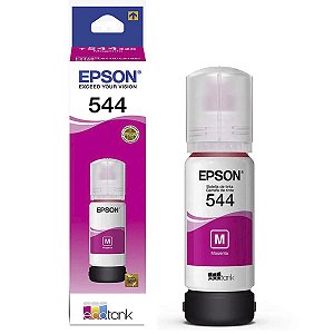 Garrafa De Tinta Refil Ecotank Epson Magenta T544 Original