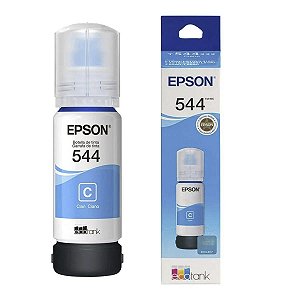 Garrafa De Tinta Refil Ecotank Epson Ciano T544 Original