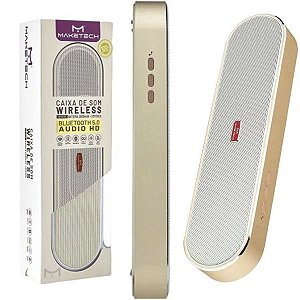 Caixa Som Portátil Bluetooth Rádio 10W Maketech BTS-15 Doura