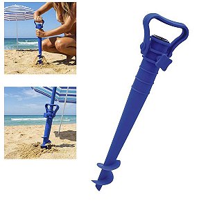 Saca Areia Furador De Pressão Fixação Furo Guarda Sol Praia