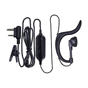 Fone Ptt Auricular Ht-50u Para Rádio Comunicador Baofeng