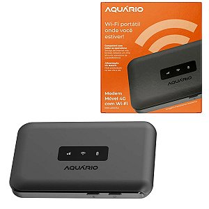 Modem Móvel 4G Aquário MM-4000SX com Wi-Fi até 10 Usuários