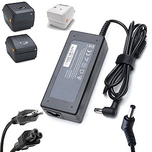 Fonte 24v 3a Para Impressora Térmica Zebra Zd220 Zd203 Zd230