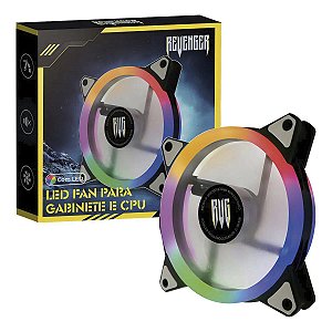 Cooler Para Gabinete Rgb 120mm Revenger G-Vr306 1500Rpm