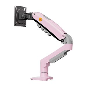 Suporte De Monitor Pistao A Gás Articulado 17" a 30" Rosa